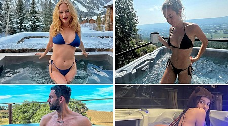 Steamy Celebs In Hot Tubs No Troubles In These Bubbles!