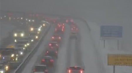 I-70 traffic impacted by heavy snow: ‘Best option is to stay in Denver’