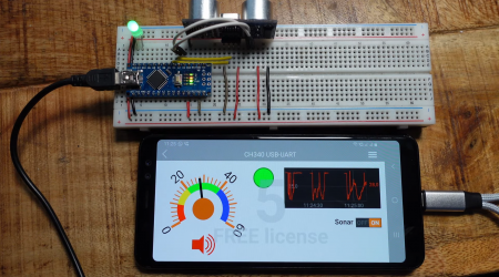 Using A Smartphone As A Touchscreen For Arduino