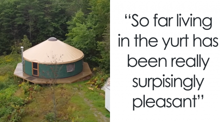 Couple Doesn’t Shy Away From Sharing Details Of Their Life Off-Grid In A Yurt They Built Themselves