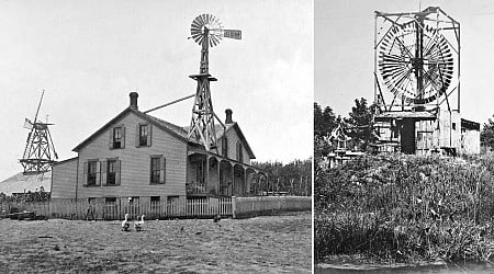 Bizarre Photos of Homemade Windmills in Nebraska From the 1800s