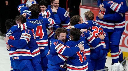 Stiga's goal in OT gives U.S. world juniors title