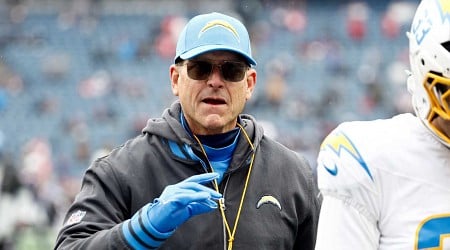 Jim Harbaugh Applauded by NFL Fans as Herbert, Chargers Clinch Playoffs, Beat Pats