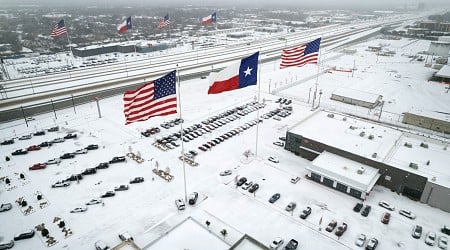 Winter Storm Watch: Map Shows Where Texans Advised to Delay 'All Travel'