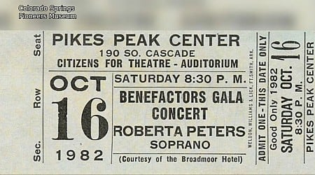 The start of performing arts in Colorado Springs: A historic look at the Pikes Peak Center