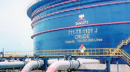 Dangote refinery retained 13% of Nigeria’s crude exports – Report