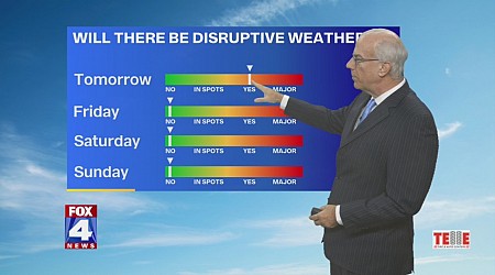 Today's latest forecast for KC metro