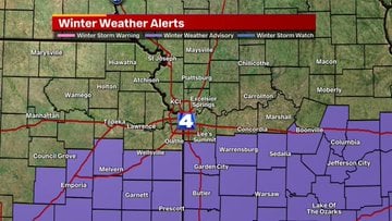 Winter Weather Advisory issued south of Kansas City