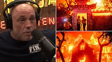 Joe Rogan's been eerily warning a massive fire could wipe out LA for years