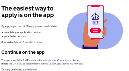 UK Electronic Travel Authorisation (ETA) expands to Non-EU visitors from today (8th January)