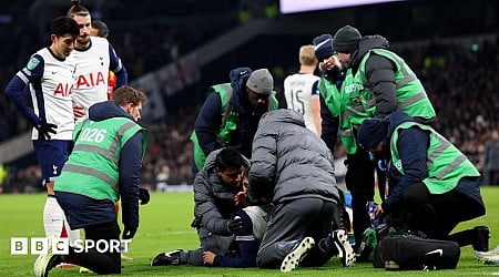 Bentancur taken off on stretcher after injury against Liverpool