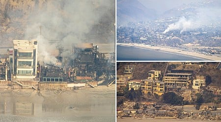 Pacific Coast Highway in ruins as new photos show utter destruction along once beautiful oceanfront