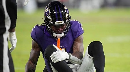 Ravens rule out Pro Bowl WR Zay Flowers (knee) vs. Steelers