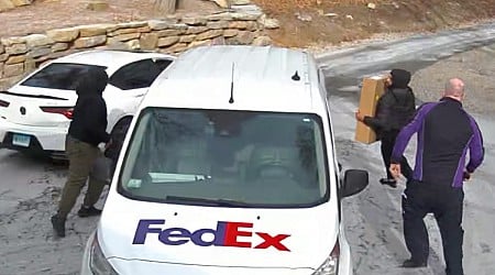 Harvard MA police investigate armed robbery of FedEx driver