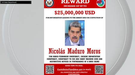 U.S. reward for Venezuela's Maduro increased to $25 million in effort to capture him