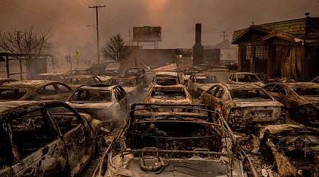 Most destructive wildfires in California history