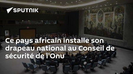 Ce pays africain installe son drapeau national au Conseil de sécurité de l'Onu