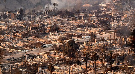 Firefighters battling LA fires make some progress, but harsh winds threaten gains