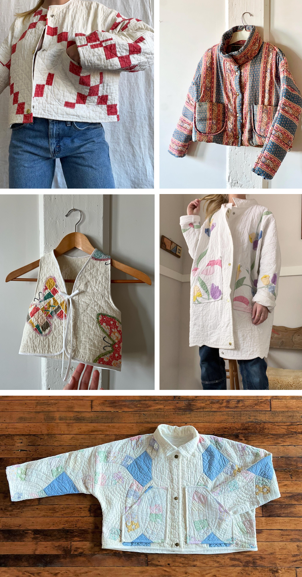 Quilts Turned Into Clothes