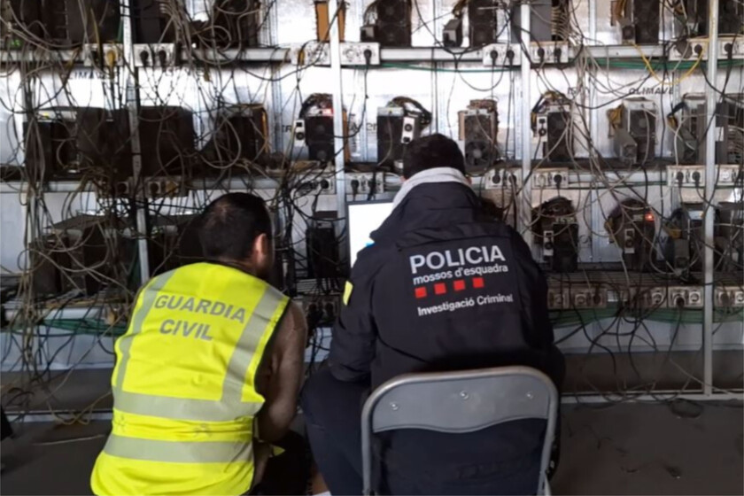 Desmantelan una mina de criptomonedas ilegal en Ripollet. Había defraudado 4,5 millones de euros en electricidad