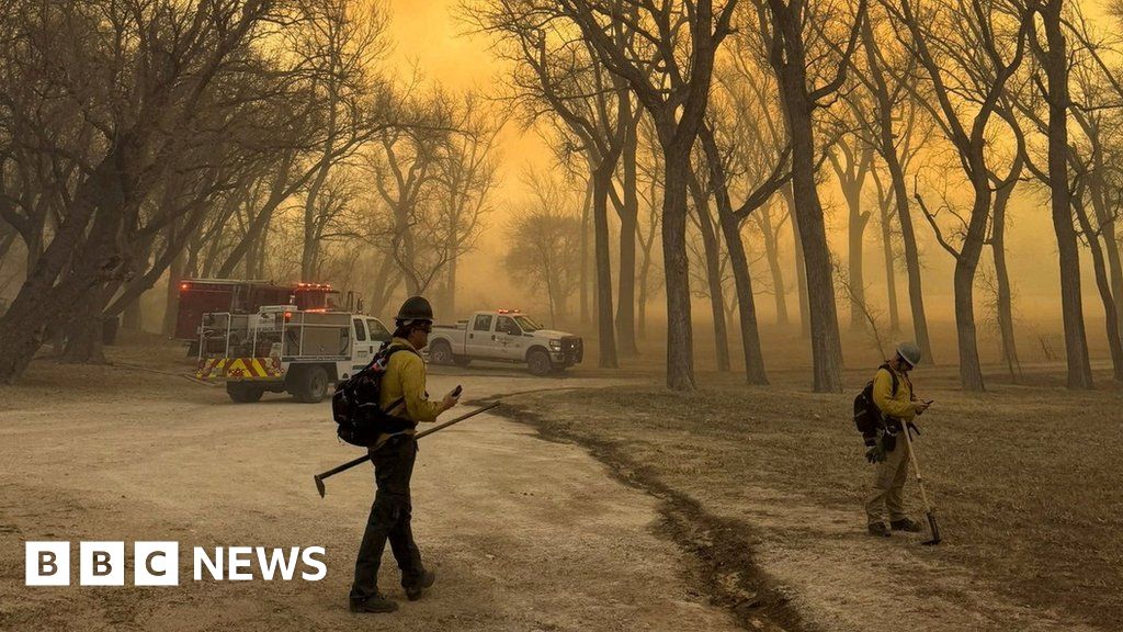 Texas battles its second-biggest wildfire in history