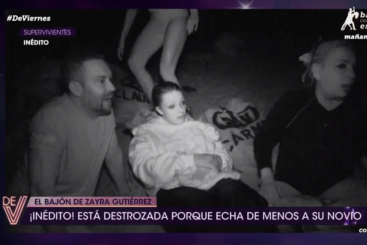 Zayra Gutiérrez, la hija de Guti, se hunde en la primera noche: "Quiero que mi novio venga"