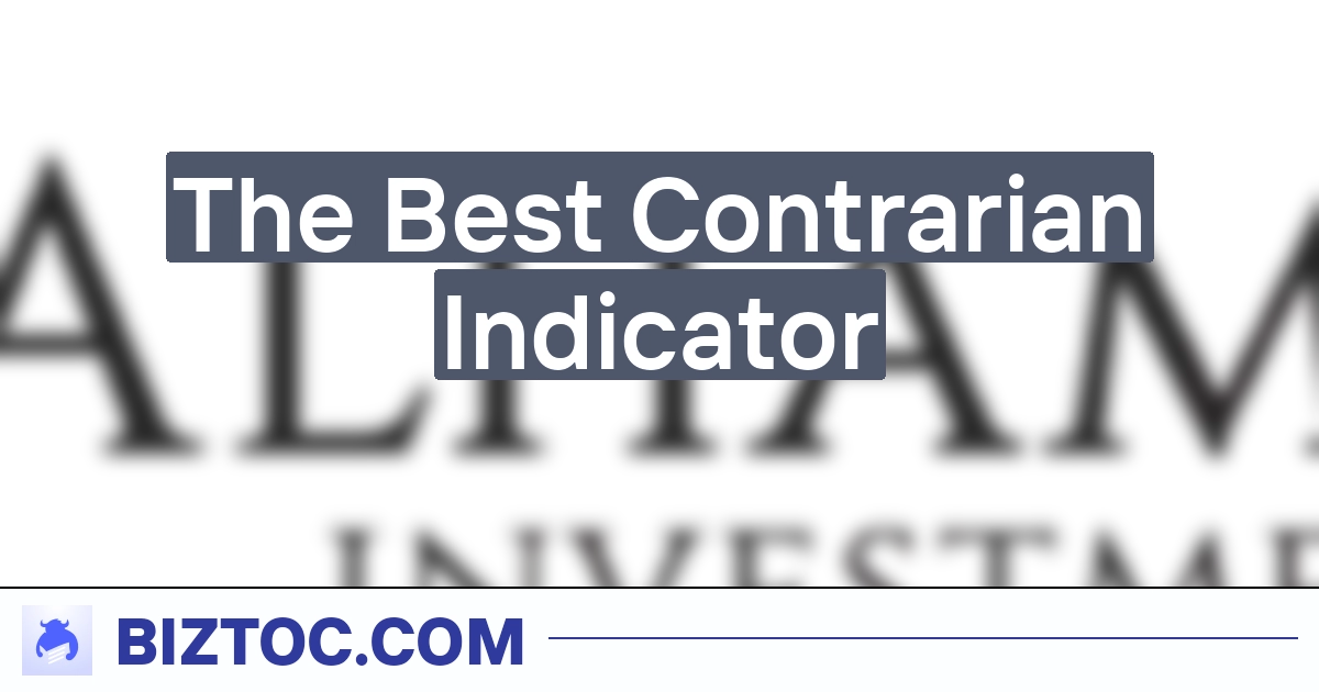 The Best Contrarian Indicator