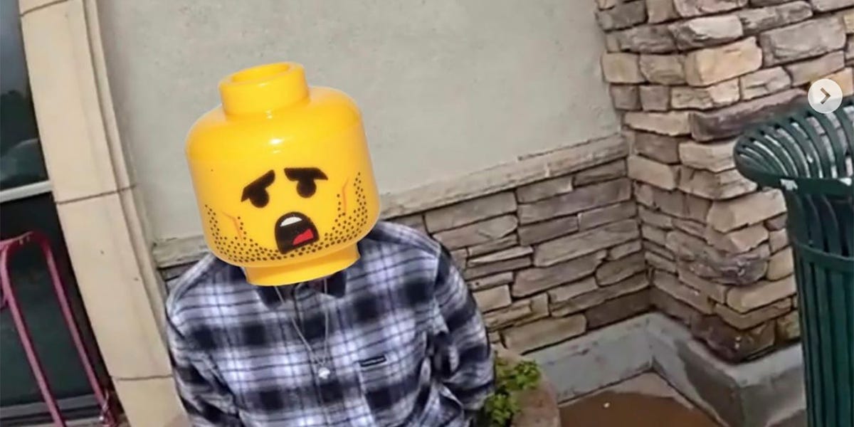 A California police force is in trouble with Lego after using its signature yellow heads to hide the faces of suspected criminals