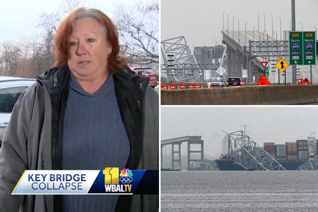 Baltimore driver lucky to be alive after cops stop her from crossing bridge