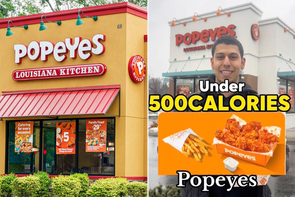 Trainer reveals how to make Popeyes meal for under 500 calories