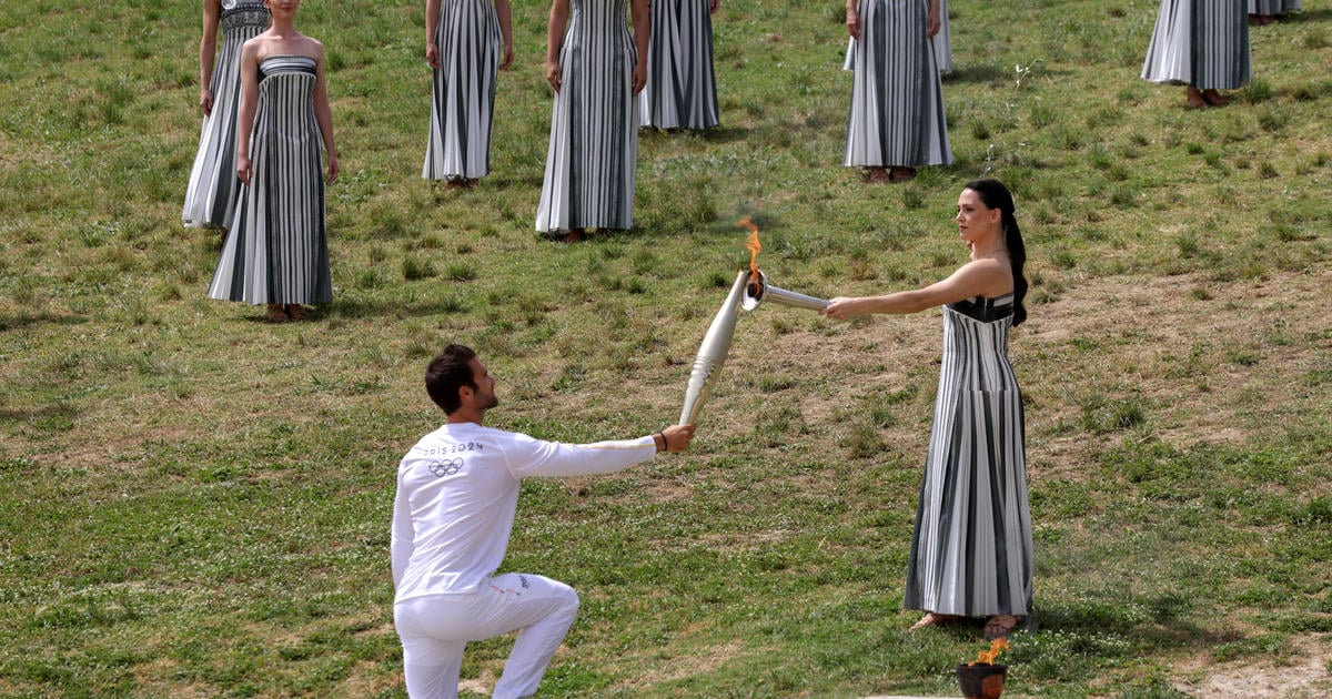 The 3,100-mile Olympic torch relay is underway