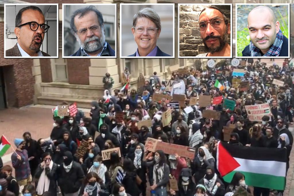 The Columbia University professors ripped for allegedly antisemitism, pro-Palestine indoctrination