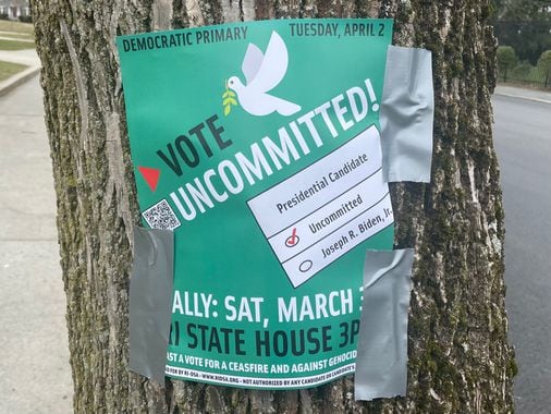 ‘Uncommitted’ tops 16 percent in R.I. Democratic primary