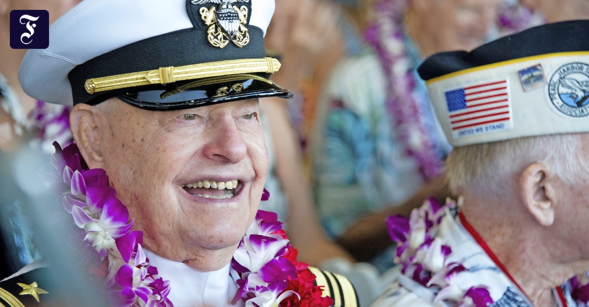 Lou Conter, der den Angriff auf Pearl Harbor 1941 überlebte, ist gestorben