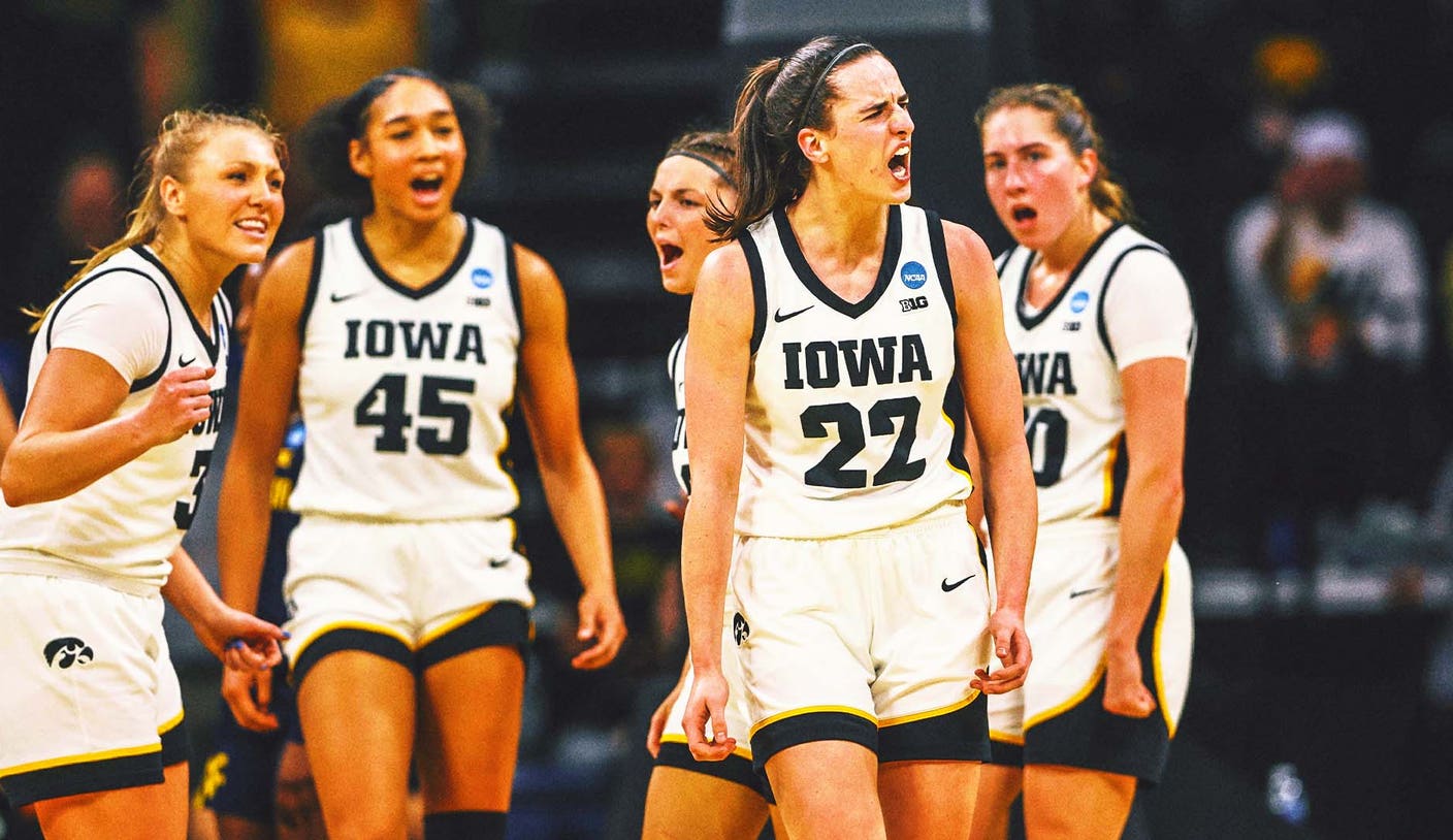 Caitlin Clark, top seed Iowa hold off West Virginia to reach Sweet 16