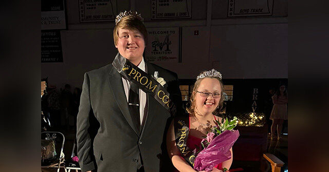 WATCH – 'She Always Picks Up Your Day': Teen with Down Syndrome Crowned Prom Queen on Date with Football Star