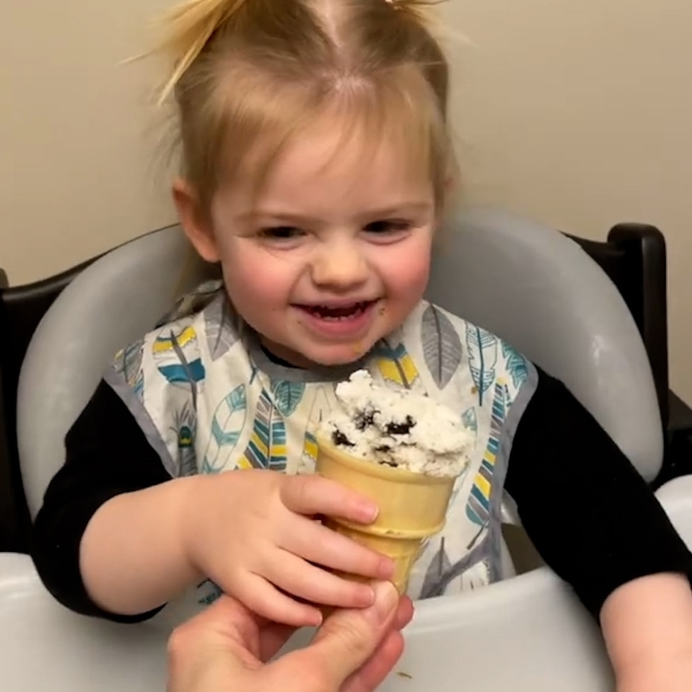 WATCH: Visually impaired girl has the cutest reaction when she is served ice cream