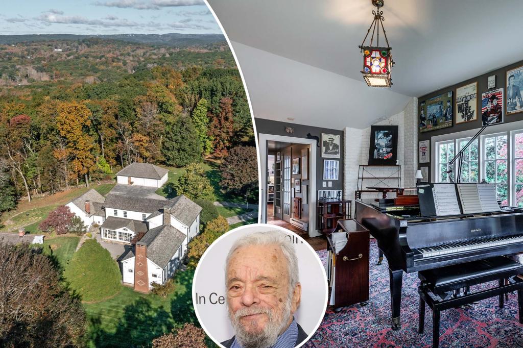 Stephen Sondheim’s Connecticut home sells for $3.25M