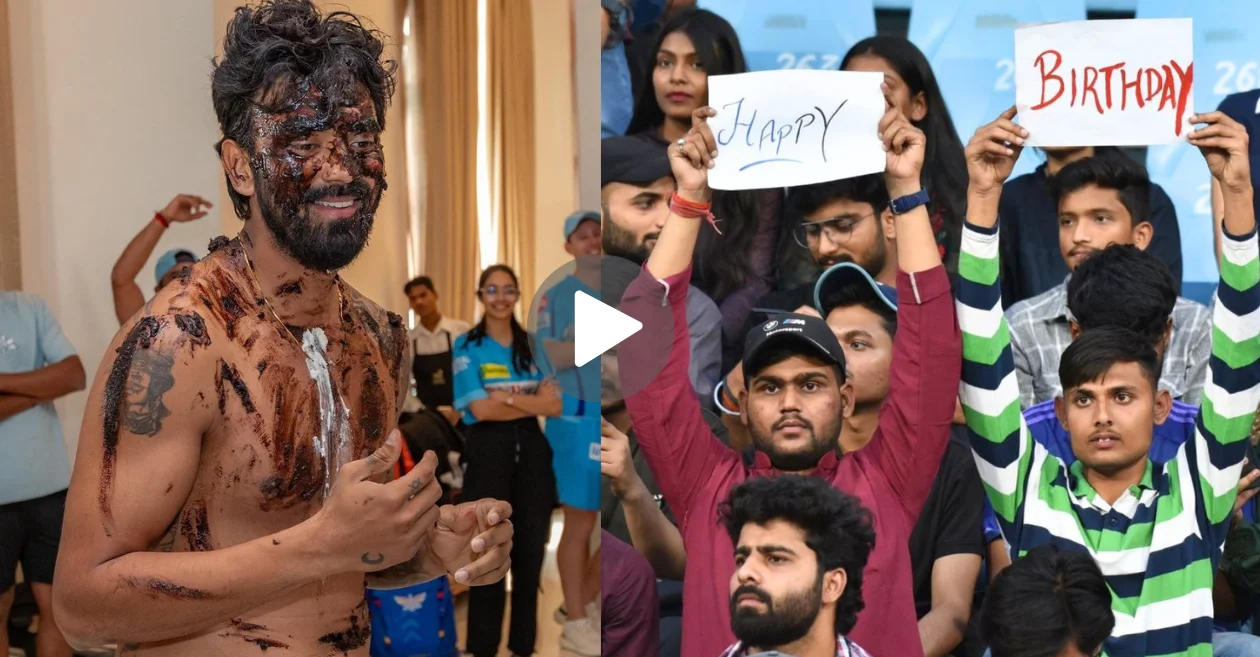 WATCH: Lucknow Super Giants team and fans celebrate KL Rahul’s birthday