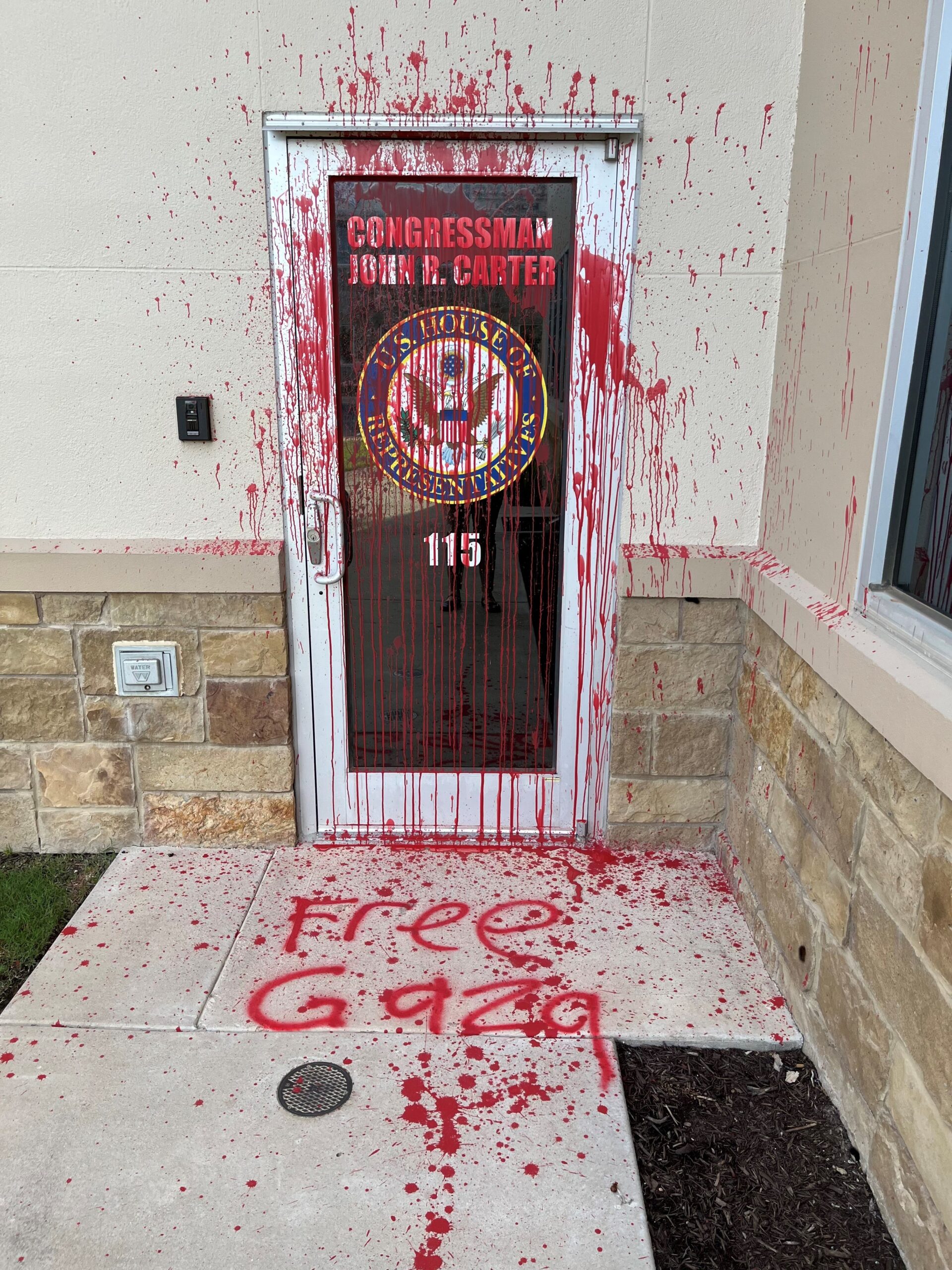 Texas House Republican’s district office vandalized by ‘anti-Israel activists’