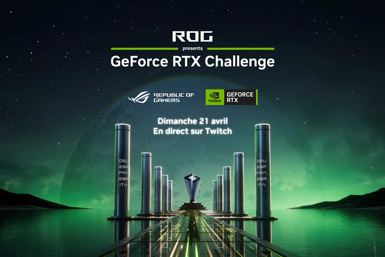Streamers, jeux, défis épiques : le ROG GeForce RTX Challenge vous attend