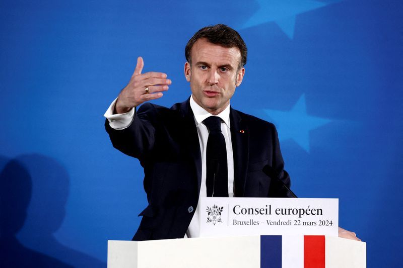 Macron: it would be cynical, counterproductive for Russia to pin Moscow attack on Ukraine