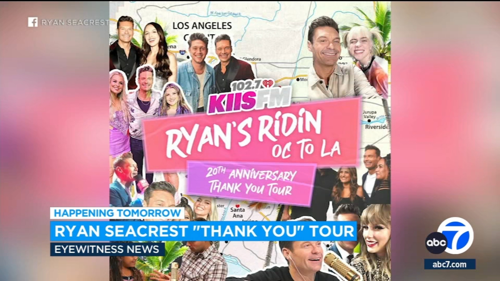 Ryan Seacrest celebrates 20 years at KIIS FM with 'Thank You' tour