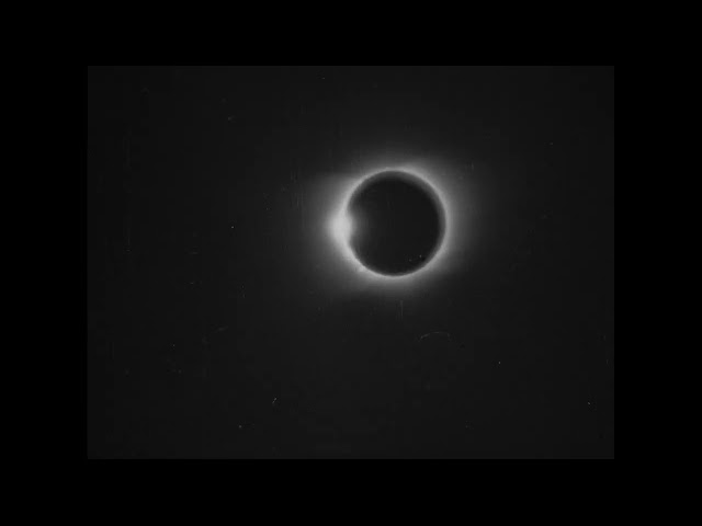 Film Footage of a Total Solar Eclipse from 1900