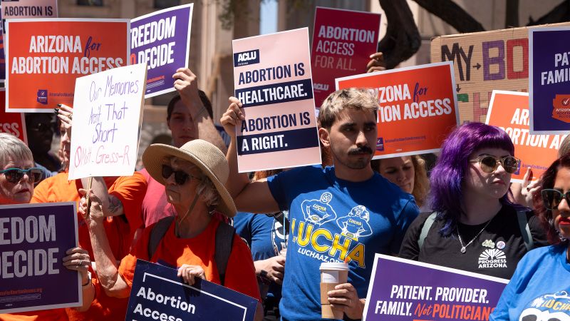 Arizona lawmakers expected to push repeal of Civil War-era abortion law through state House