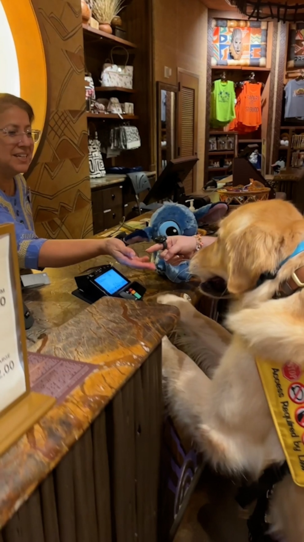 WATCH: Service dog picks out his own toy and pays for it