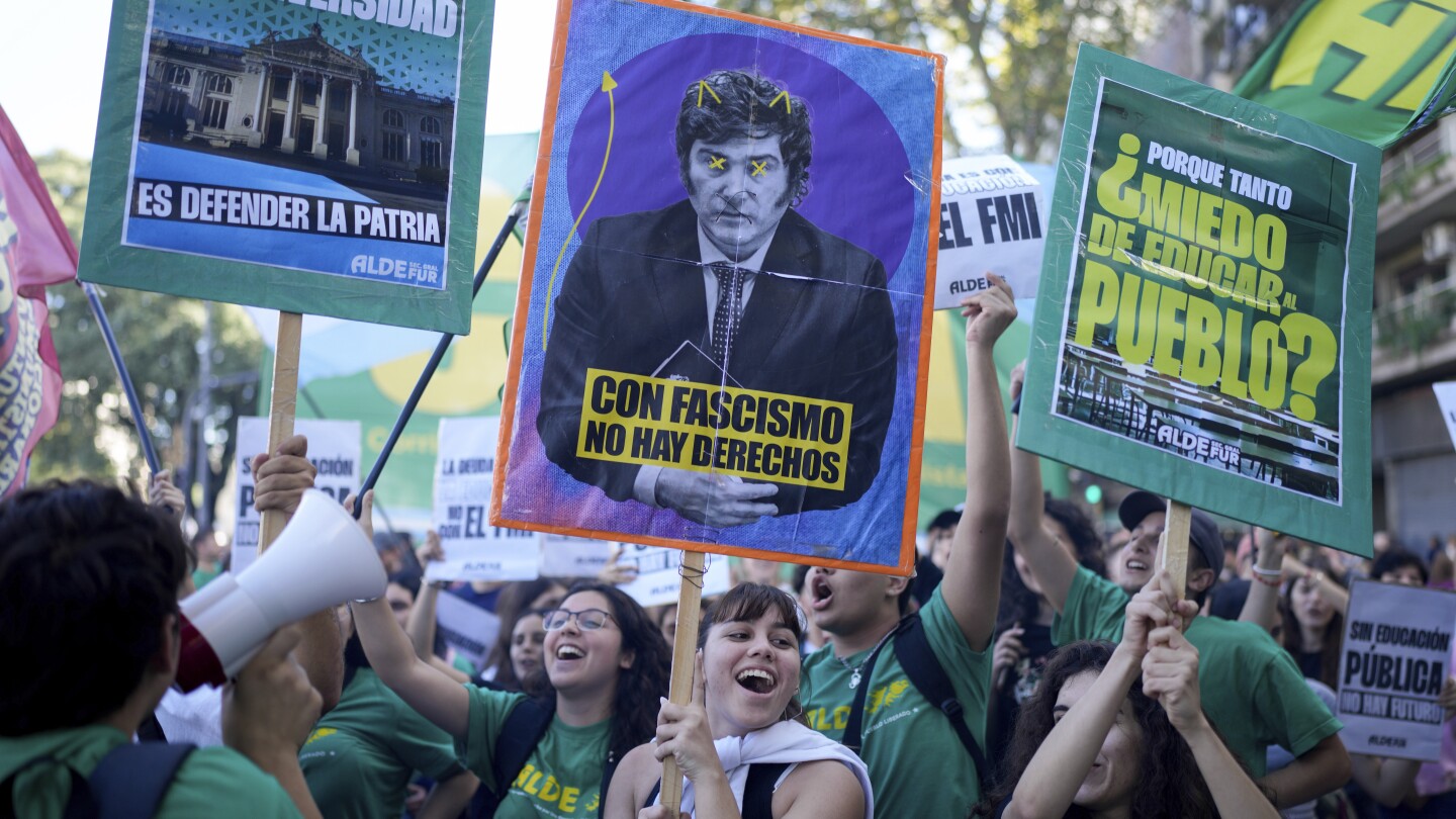 With public universities under threat, massive protests against austerity shake Argentina...