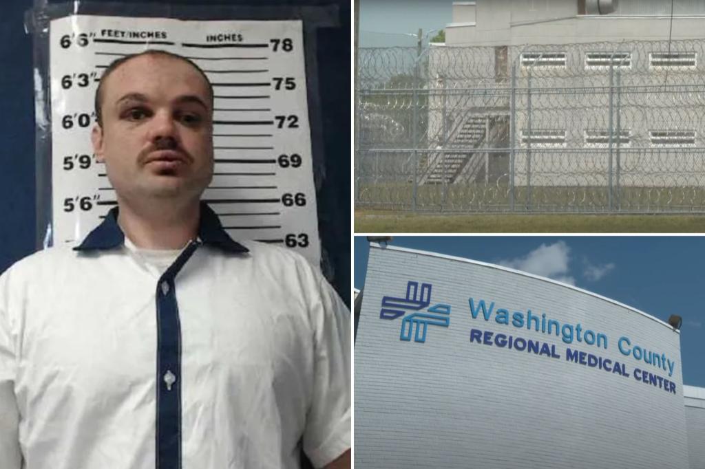 Georgia inmate shot dead after pepper-spraying prison guard in hospital: police