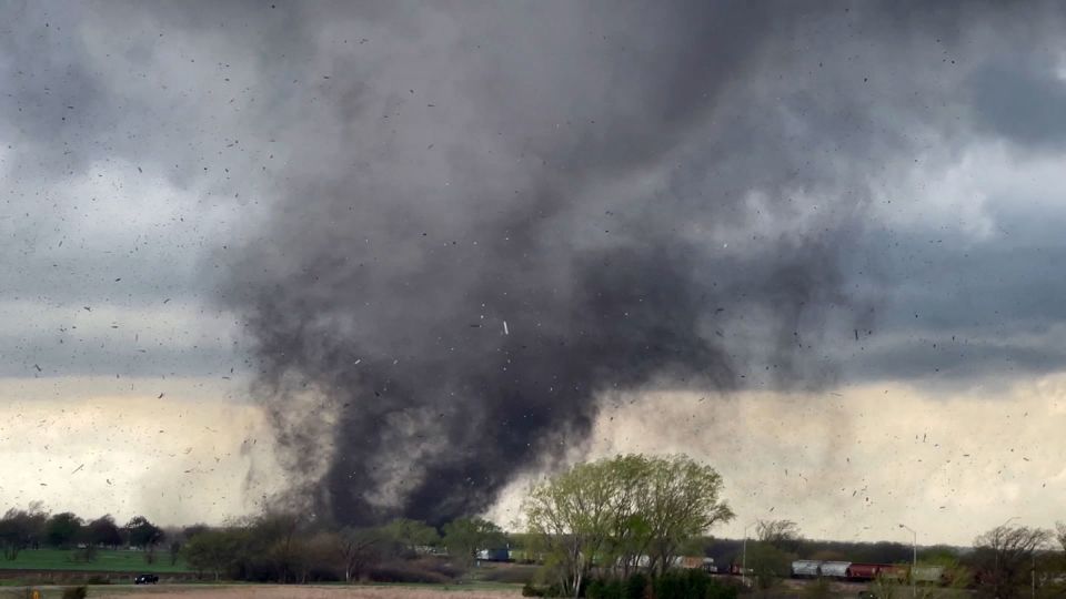 Powerful tornado tears across Nebraska, weather service warns of ‘catastrophic’ damage