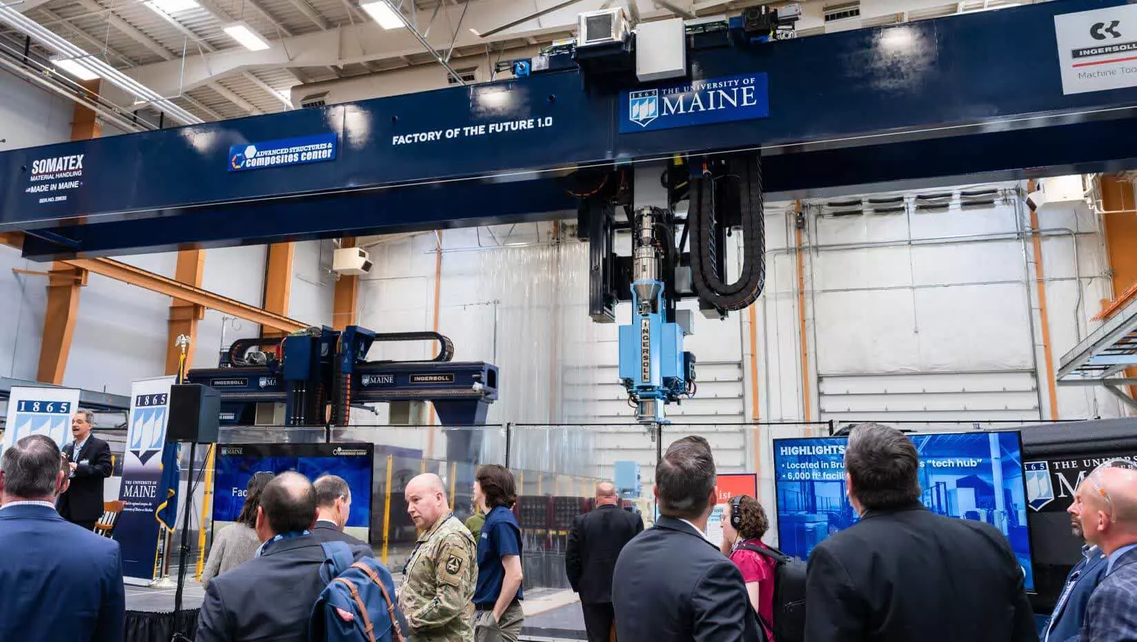 The University of Maine breaks its own record for the world's largest 3D printer
